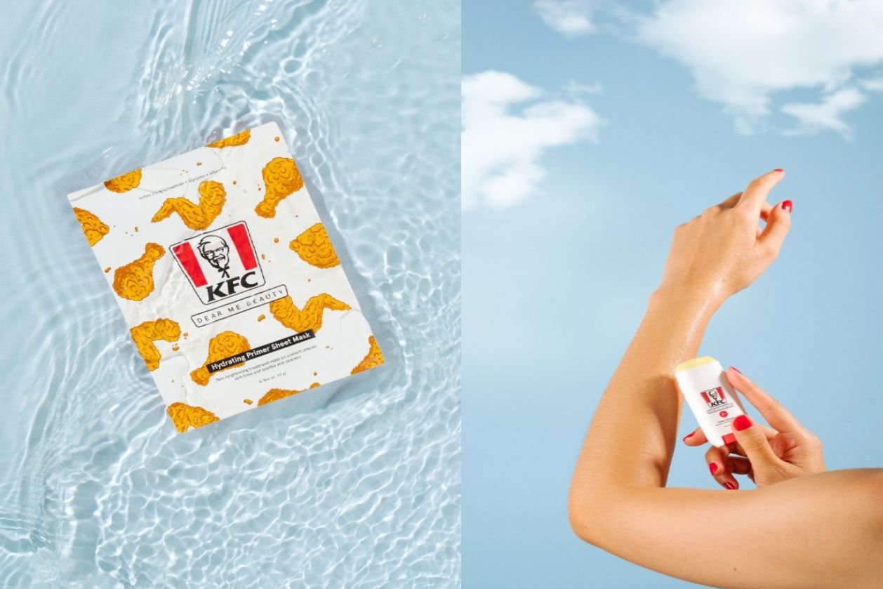 Kolaborasi terbaru dari brand lokal ini cukup unik ya. Tak hanya menggabungkan ayam goreng dengan makeup, tetapi produk yang diciptakan juga apik!