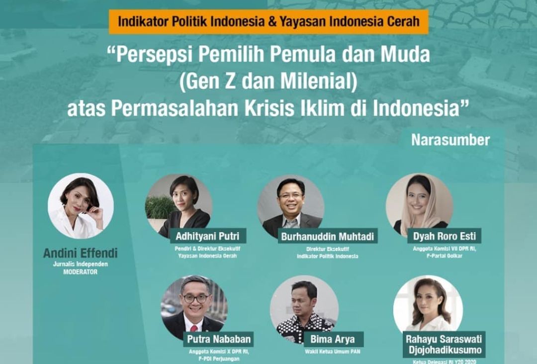 Tak disangka, ternyata ini pandangan pemilih muda yang berpartisipasi PEMILU 2024 soal isu perubahan iklim di Indonesia.