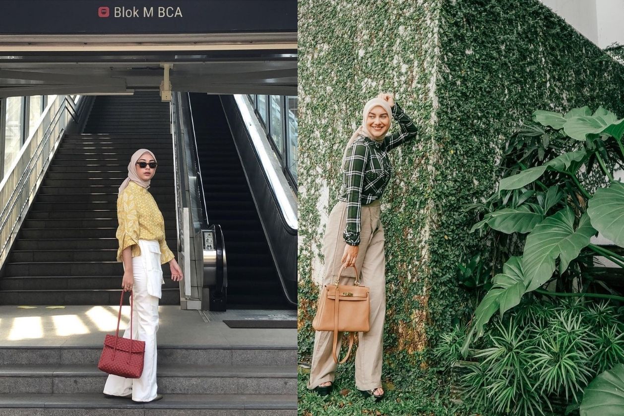 Outfit smart casual look lagi happening banget. Kawan Puan yang memakai hijab juga bisa memakainya, lho, Ini dia lima inspirasi gayanya.