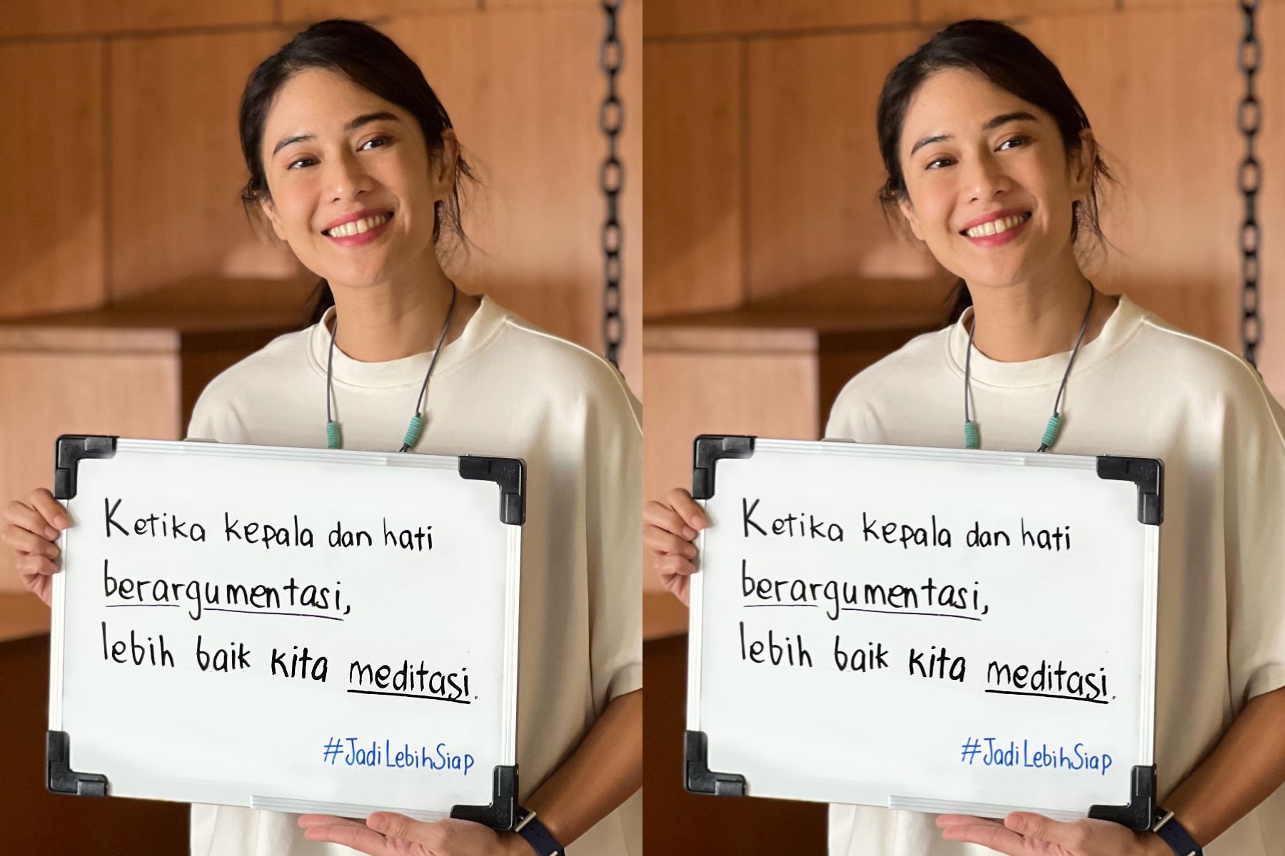 Meditasi adalah bentuk teknik relaksasi yang melatih pikiran untuk mendapat rasa tenang. Yuk bermeditasi bersama Dian Sastrowardoyo.