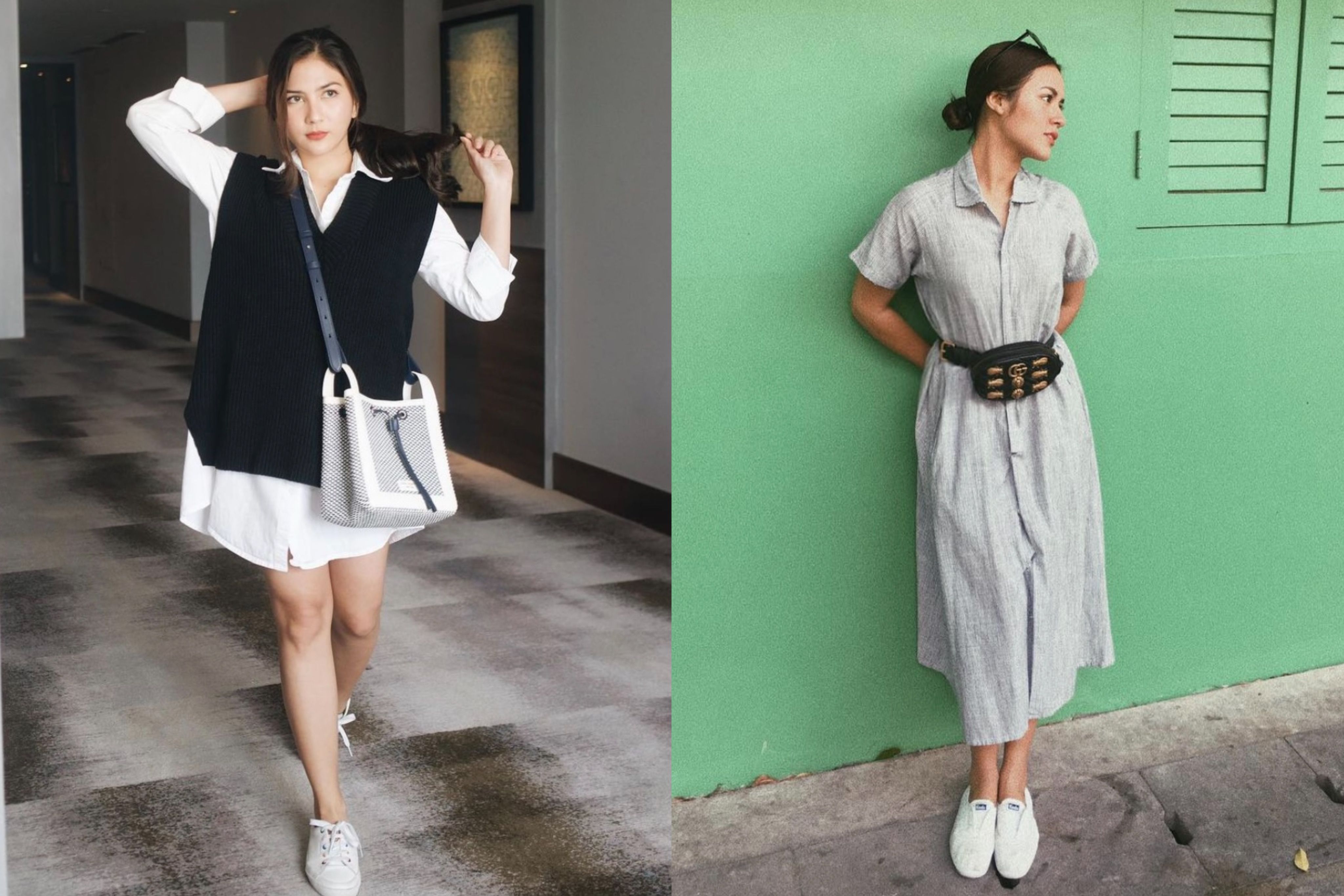 Tampil manis dengan shirt dress, ini lima inspirasi gaya artis Tanah Air pakai shirt dress yang bisa kamu jadikan inspirasi lazy outfit!