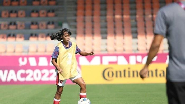 TImnas Putri Indonesia mengalami kekalahan atas tim Australia dalam Women's Asian Cup 2022 di Mumbai Football, India, Jumat (21/1/2022).