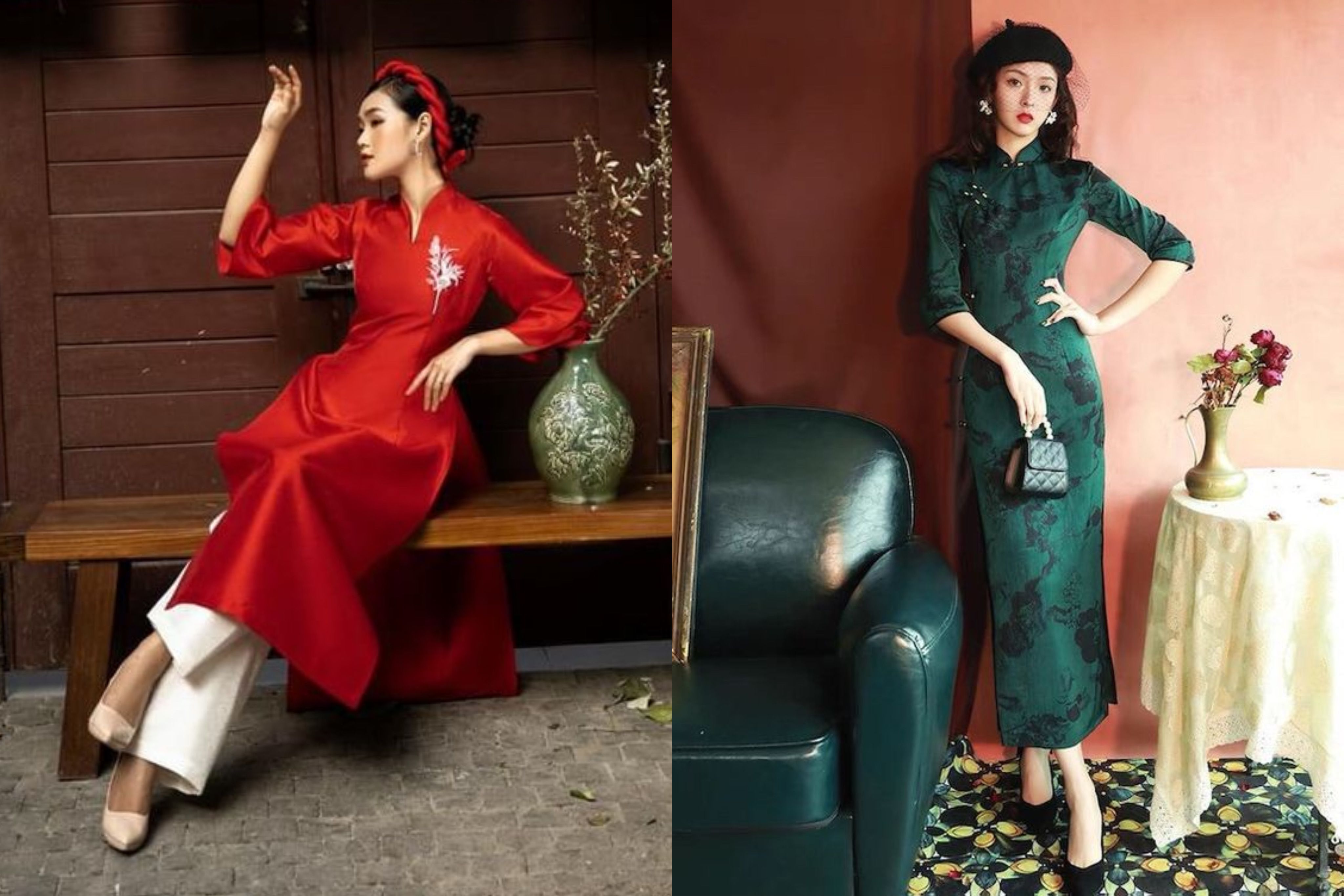 Menjelang tahun baru Imlek 2022, yuk intip inspirasi outfit memakai cheongsam ini untuk tampilan modis dan stand out!