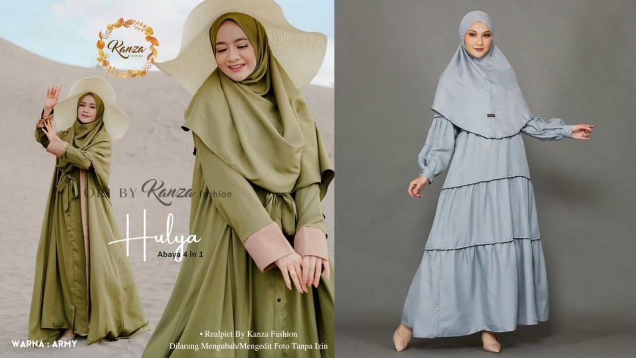 Baju Lebaran berikut bisa kamu jadikan pilihan untuk tampil menawan di Hari Raya nanti. Selain syari, harganya juga terjangkau!