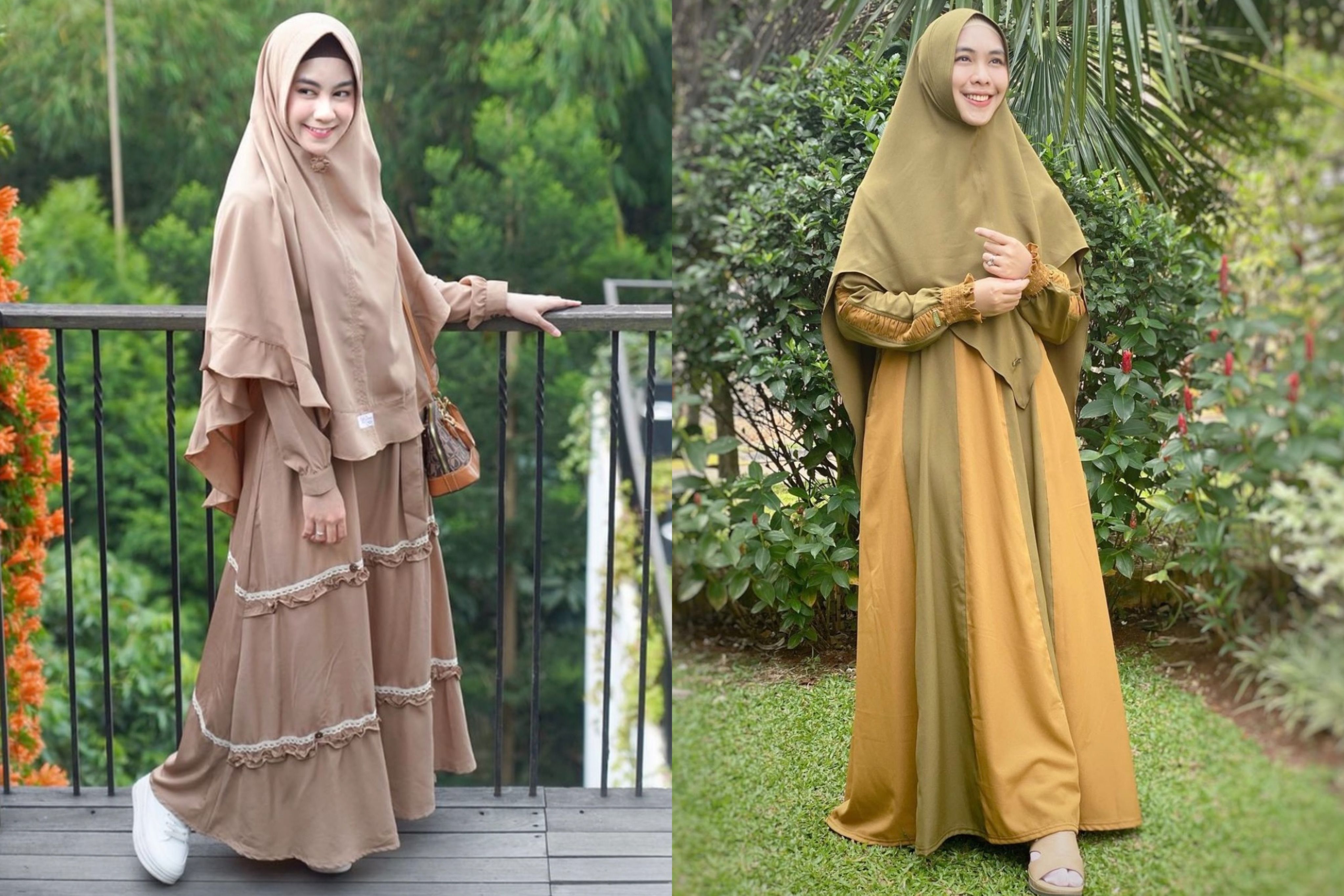 Sedang mencari inspirasi gaya pakai khimar? Gaya lima artis Tanah Air dengan busana syari ini bisa kamu tiru.