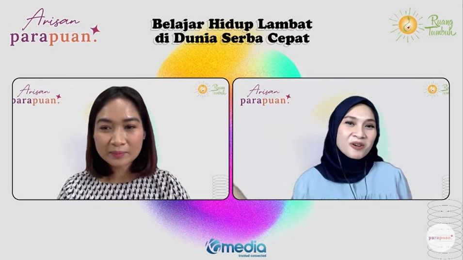 Simak rangkuman diskusi Arisan Parapuan Episode 13: Belajar Hidup Lambat di Dunia Serba Cepat pada Kamis (31/3/2022).