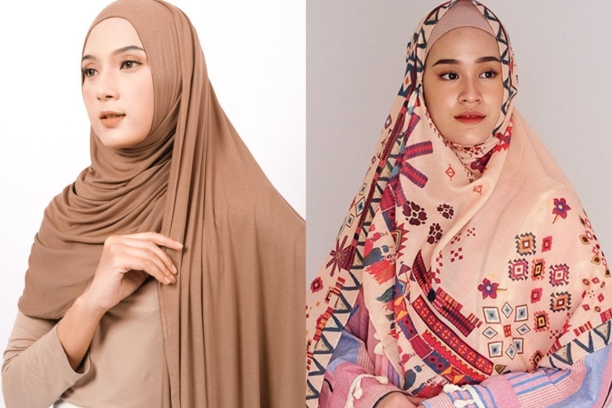 Selain modis, bentuk pashmina syar'i  cenderung lebih panjang, sehingga dapat menutupi bagian dada. Yuk, simak rekomendasinya!