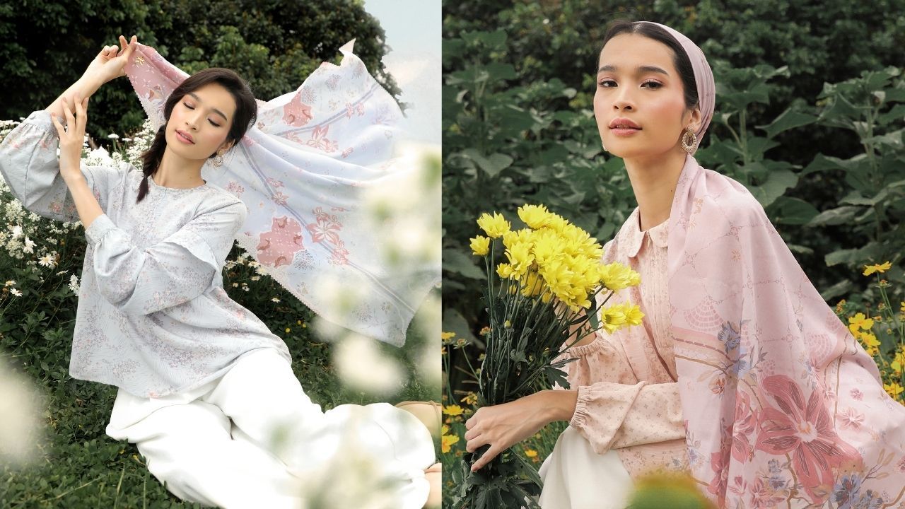 Terinpirasi dari bunga Forget Me Not, intip koleksi baju Lebaran et cetera x Puru Kambera berikut ini. Semua desainnya manis!