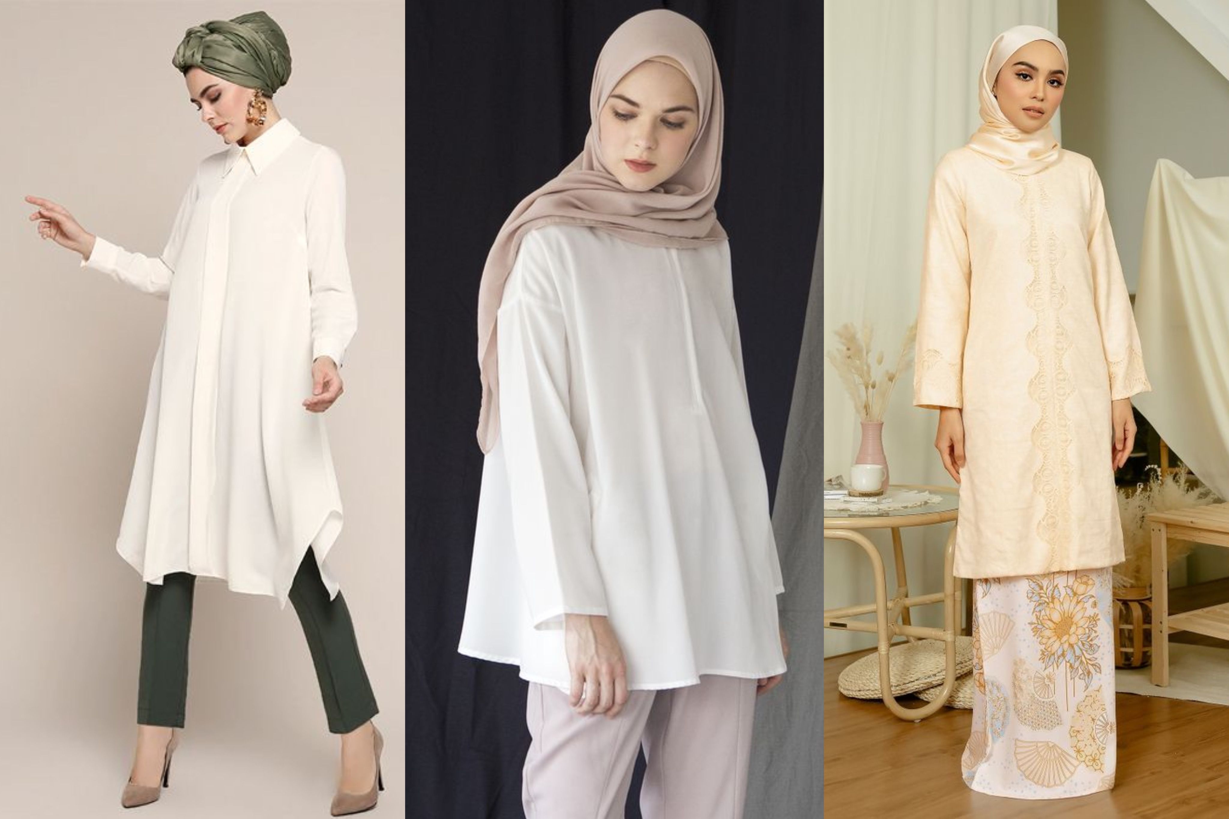Memiliki model yang serupa, tunik, blouse, dan baju kurung ternyata memiliki perbedaan. Apa saja perbedaannya?