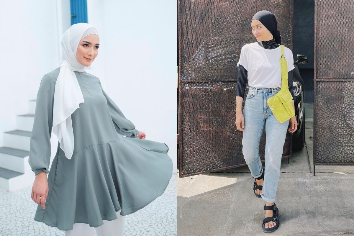 Stylish, ini 5 inspirasi gaya artis Indonesia pakai pashmina, mulai dari Citra Kirana sampai Ayudia.