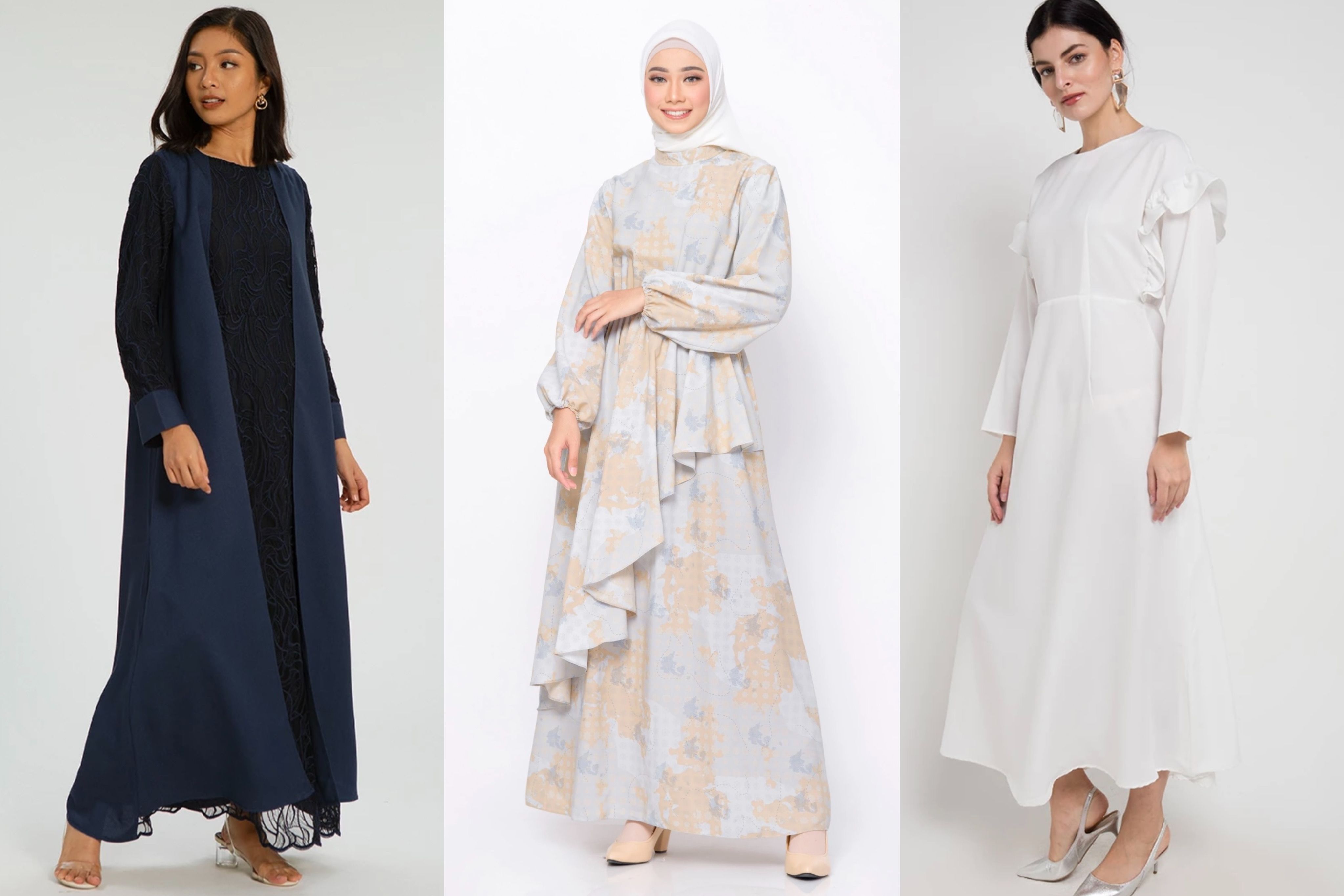 Ingin pakai gamis saat Lebaran? Ini rekomendasi baju Lebaran gamis yang bisa Kawan Puan beli di Zalora.