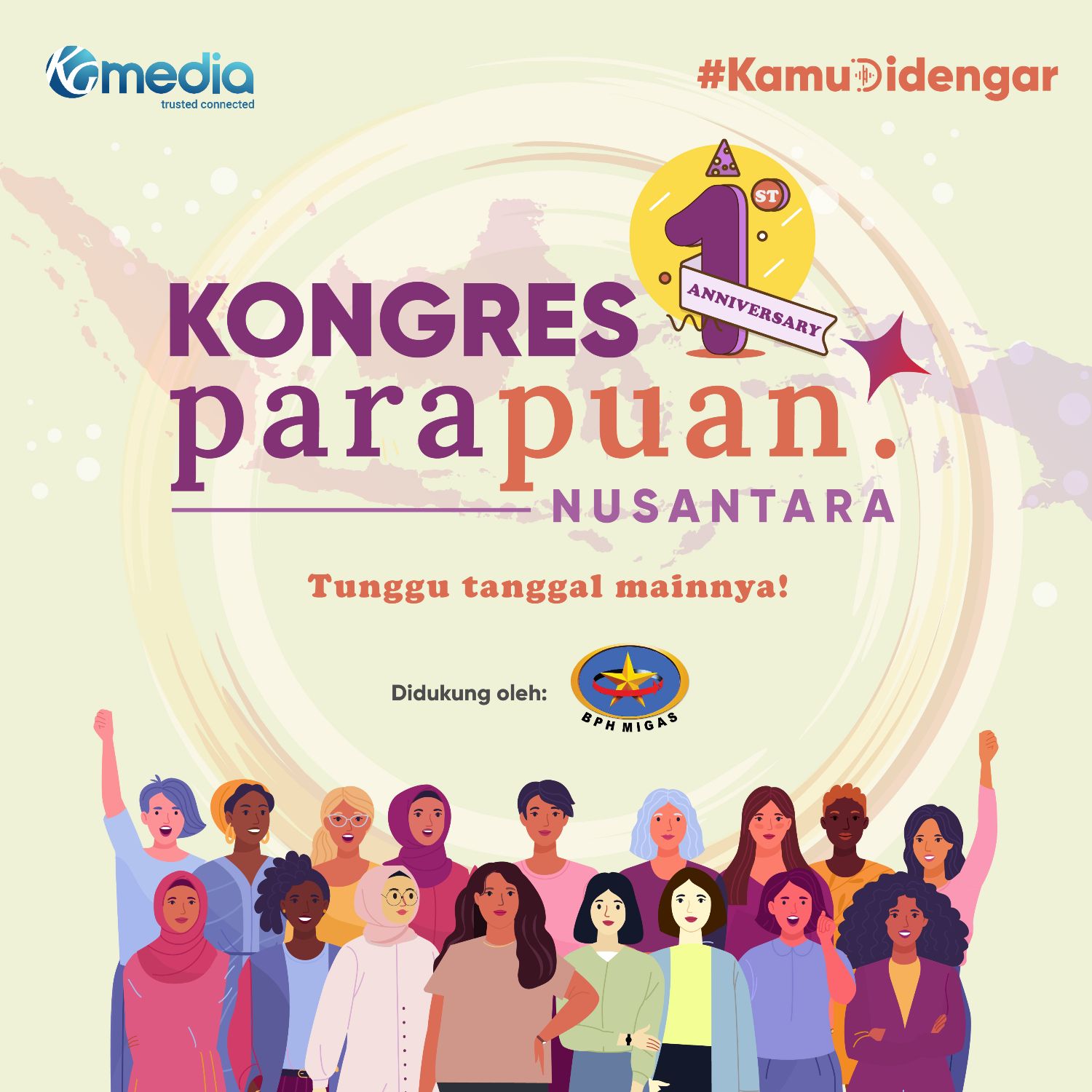 Suara perempuan yang sering dibungkam siap disuarakan dalam Kongres Parapuan Nusantara dalam 4 tema besar ini!