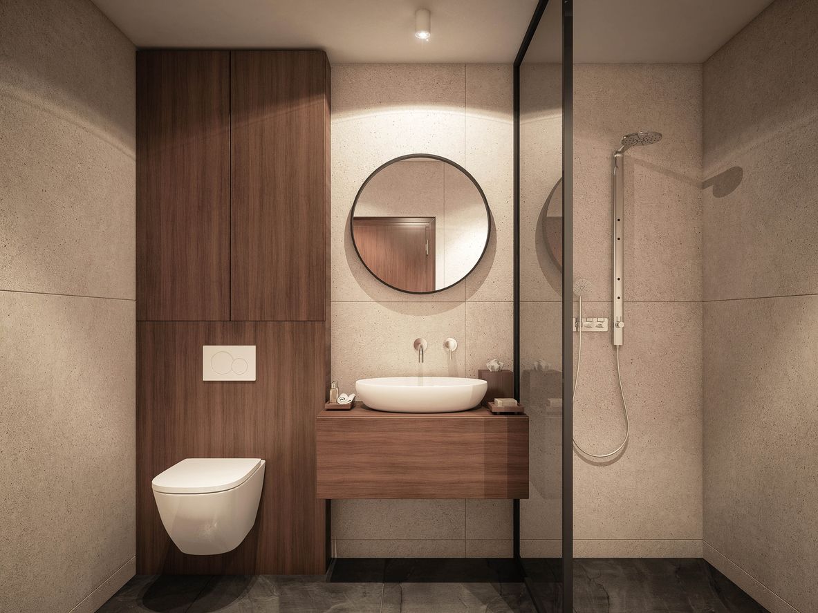 Ingin kamar mandi sempit terlihat lebih luas? yuk gunakan perpadauan warna cat dinding ini. Simak lengkapnya.