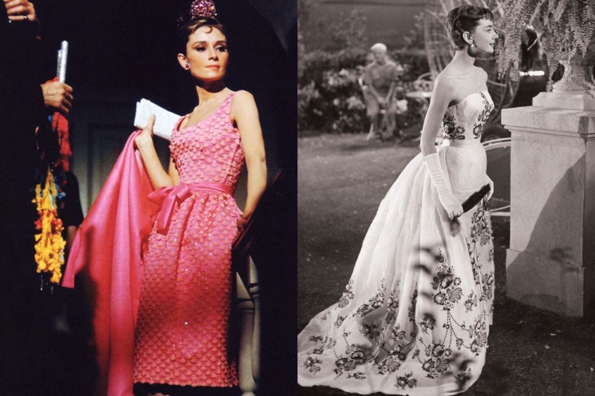 Gaya ikonik Audrey Hepburn yang stylish sepanjang masa. Mulai dari cocktail dress, evening gown, sarung tangan, hingga dress merah menyala.