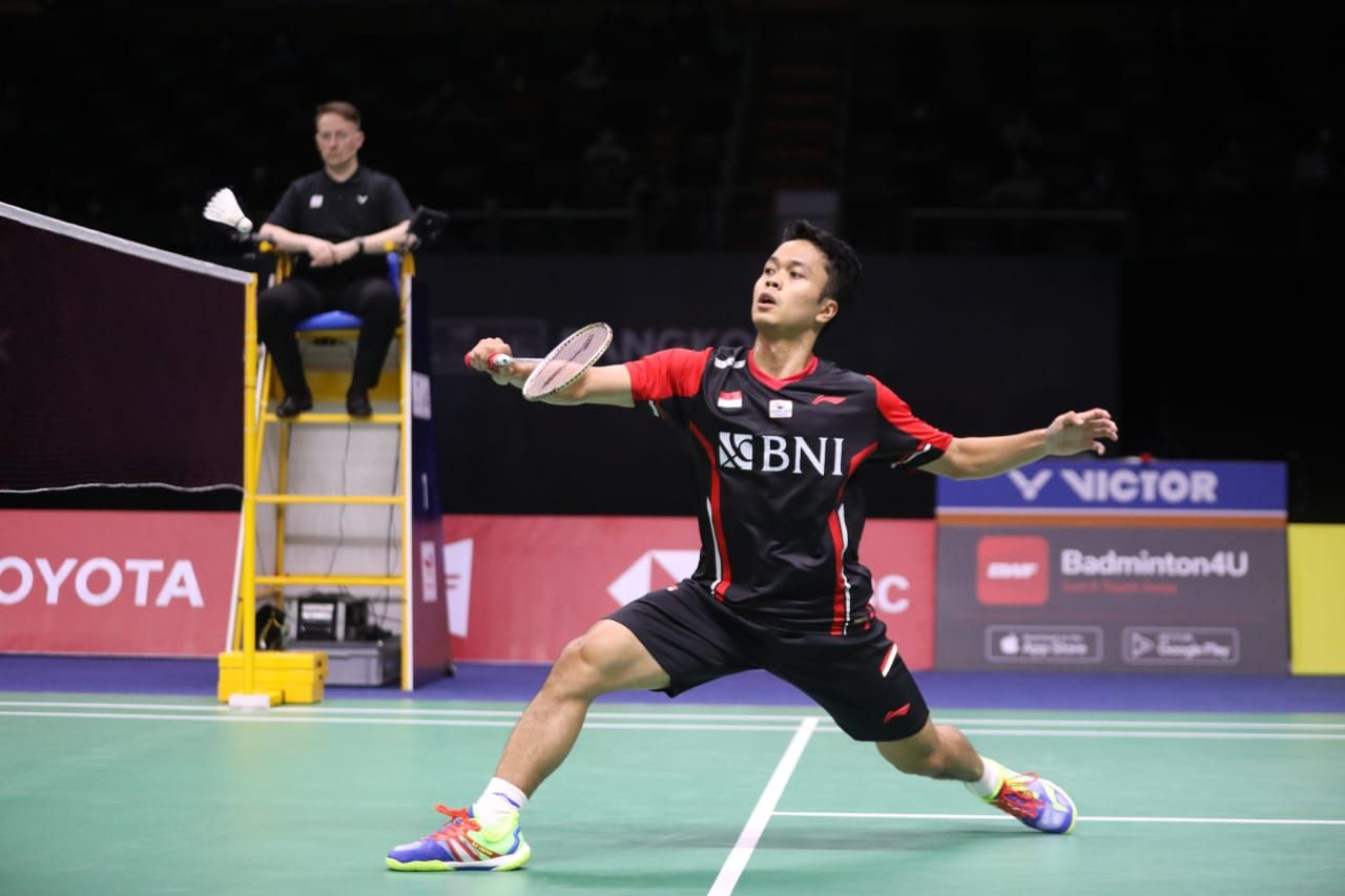 Berikut ini link streaming pertandingan Piala Thomas 2022 antara Indonesia melawan Jepang yang akan berlangsung nanti malam