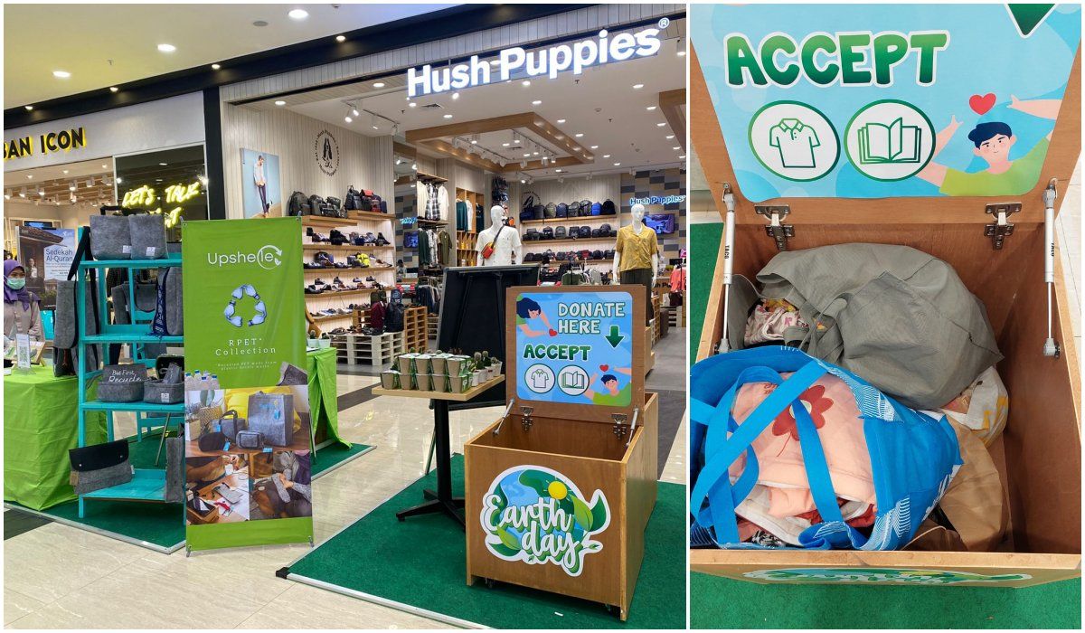Demi dukung pelestarian lingkungan, AEON Mall Indonesia ajak pengunjung untuk donasikan pakaian bekas yang layak pakai. 
