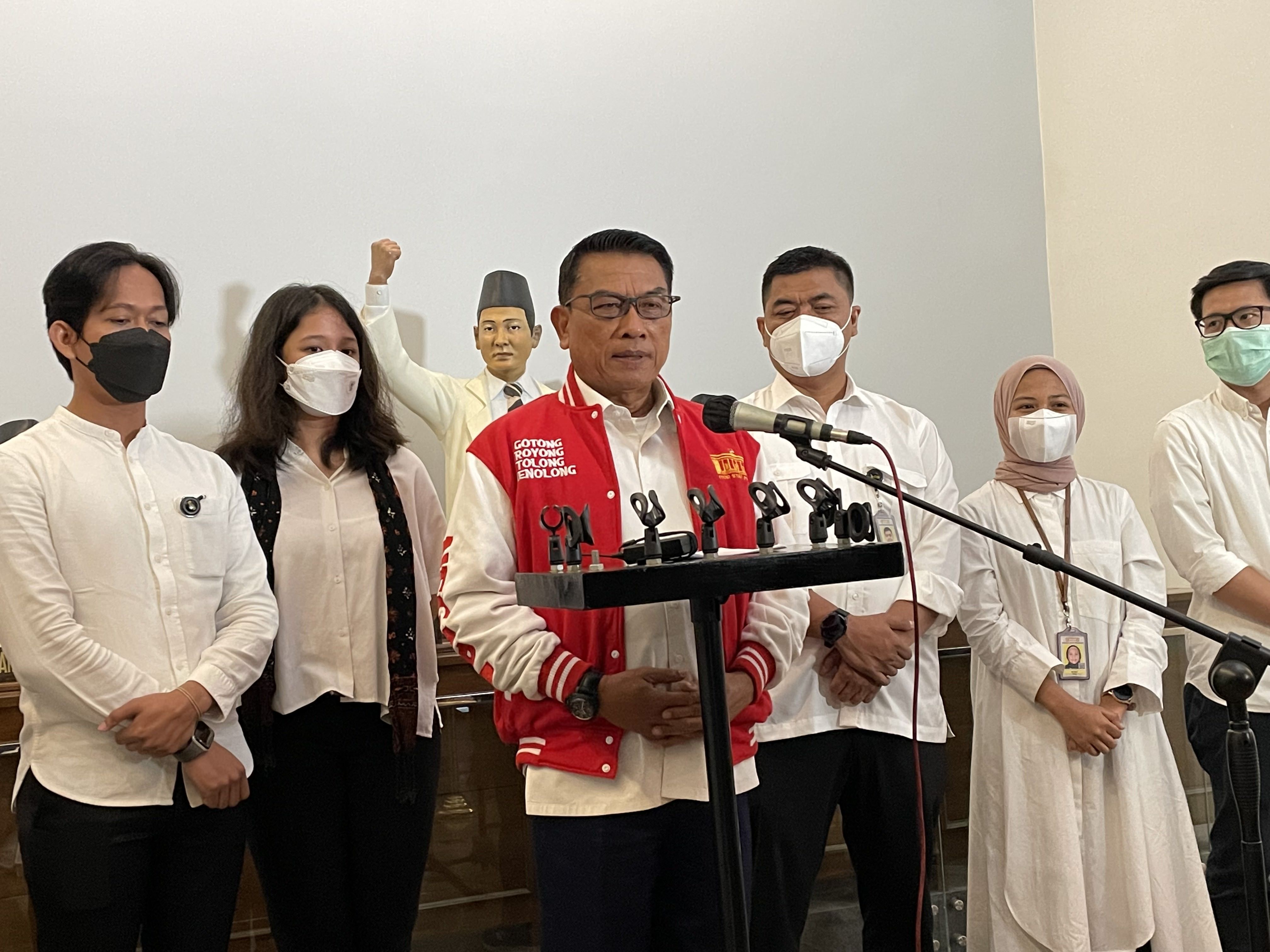 Kepala Staf Kepresidenan Jenderal TNI (Purn) Dr. Moeldoko, S.IP, meresmikan peluncuran Sekolah Staf Presiden di Museum Sumpah Pemuda.