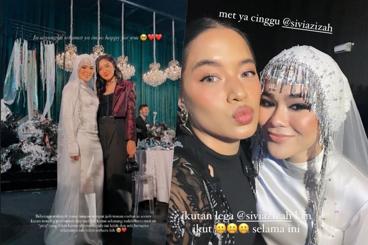 Sivia Azizah baru saja menikah pada Sabtu (18/6/2022) lalu. Ini dua gaya modis para artis yang hadiri pernikahan Sivia Azizah.