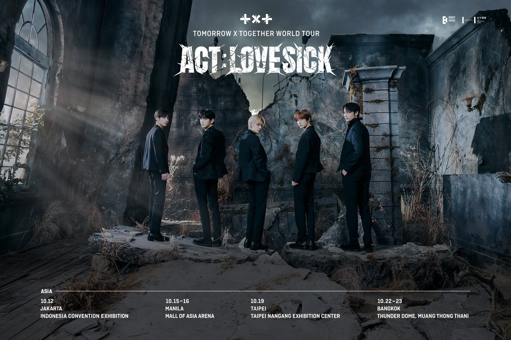 Cek harga tiket konser TXT ACT: LOVE SICK di Jakarta yang mulai dijual pada tanggal 6 sampai dengan 7 September 2022.