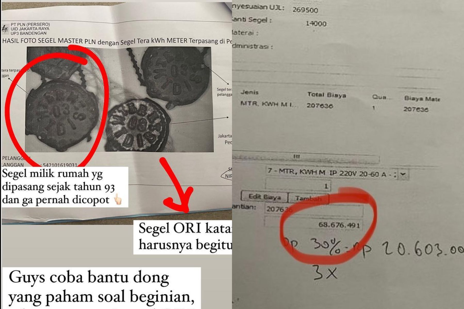 Denda Rp68 juta yang dikenakan pada pelanggan PLN bernama Sharon kini telah dibebaskan usai pertemuan pada Rabu (22/6/2022).