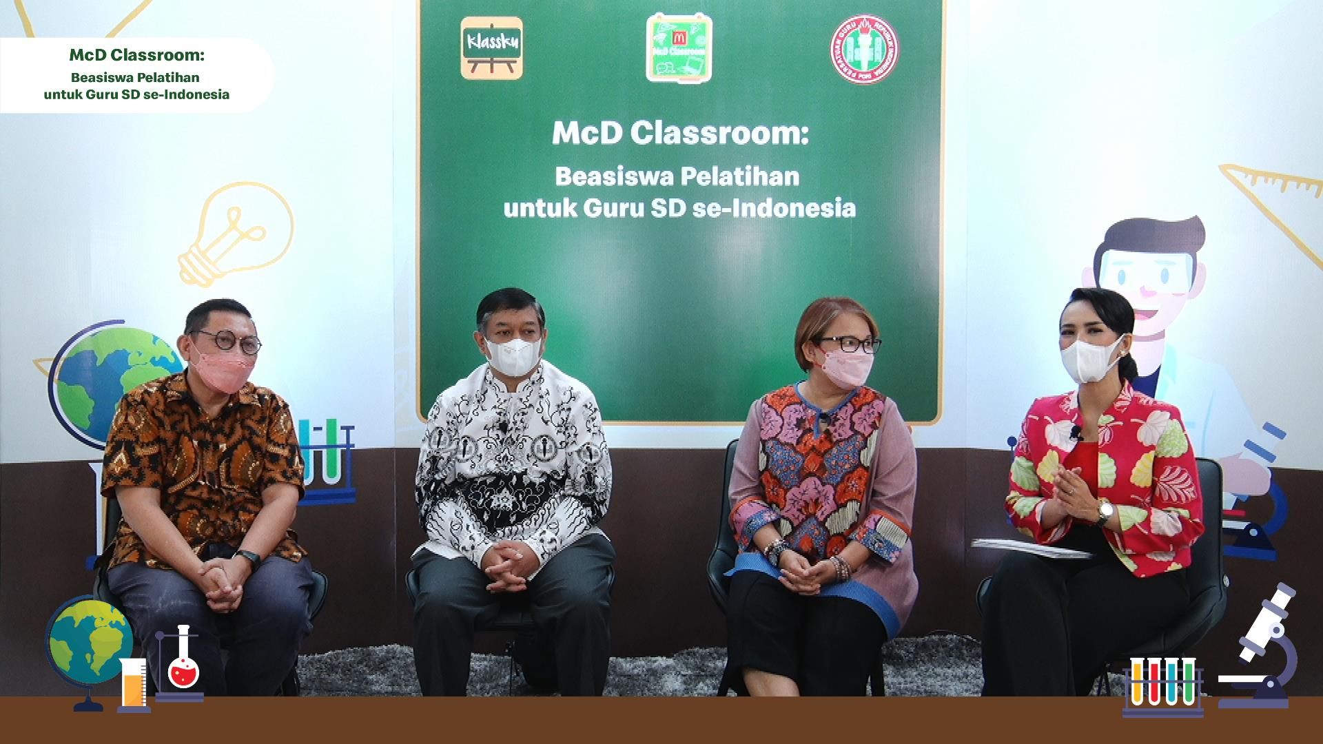 Rendahnya literasi di Indonesia  menginspirasi McDonald’s untuk memberikan kontribusi nyata melalui McD Classroom beasiswa untuk guru SD se-Indonesia.