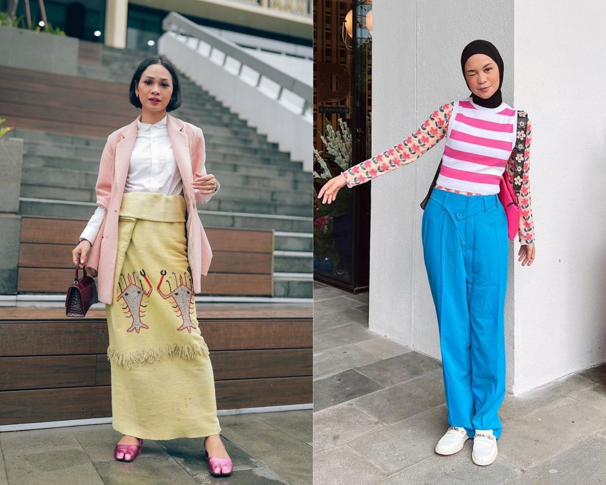 Tren fashion cewek kue lagi viral di TikTok, intip gaya artis Indonesia dengan penampilan ala cewek kue.
