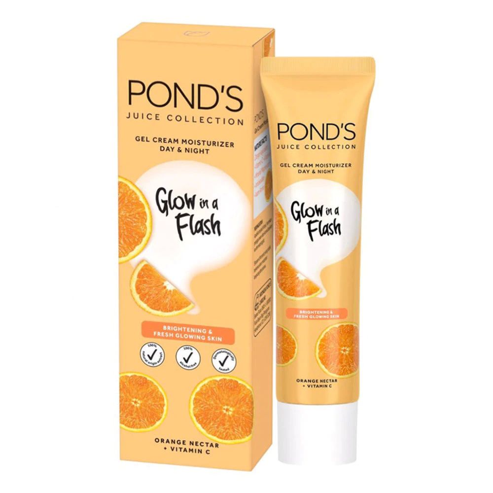 Skincare viral di TikTok: Pond's Juice Collection Moisturizer Orange Nectar + Vitamin C.