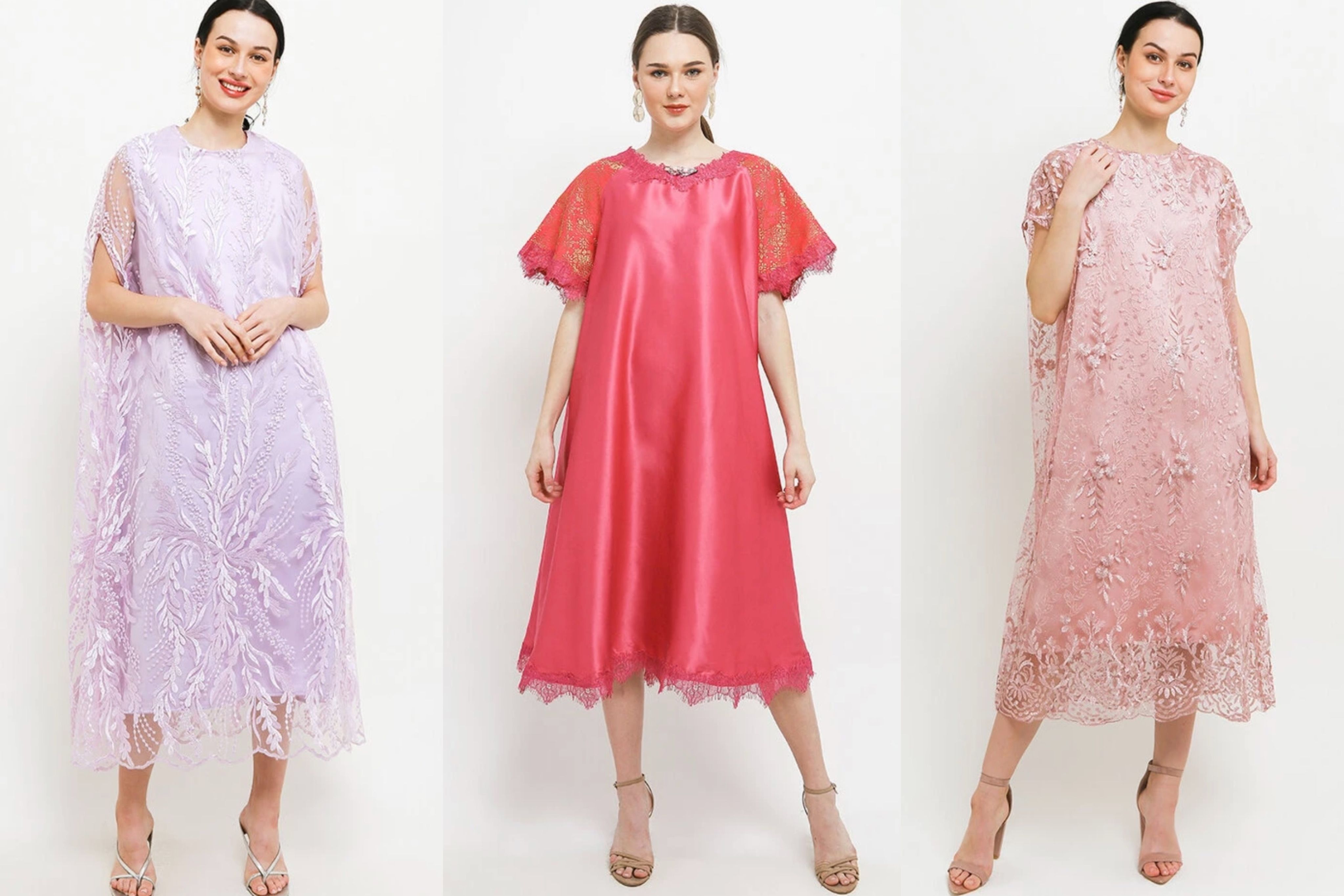 Ini lima rekomendasi baju kondangan penuh warna yang bisa kamu beli untuk tampil seperti  cewek kue.