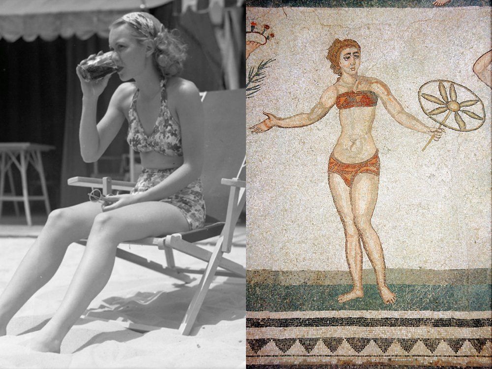 Sejarah  bikini yang sudah dipakai sejak ribuan tahun lalu.