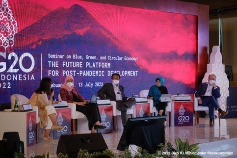 Wujudkan ekonomi berkelanjutan, G20 sampaikan agenda mengembangkan blue, green, dan circular economy.