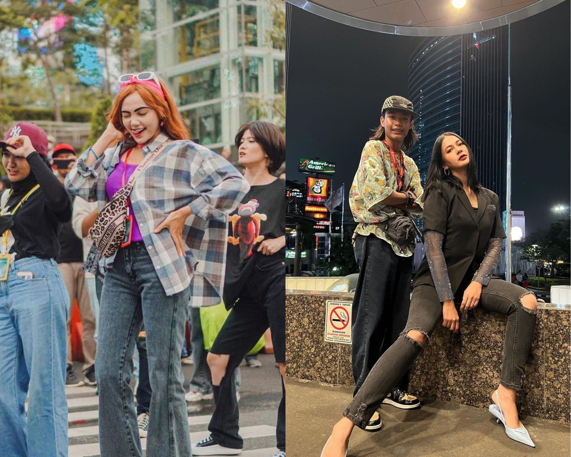 Tak mau kalah, simak sederet gaya artis menghadiri Citayam Fashion Week di kawasan Sudirman, Jakarta. 