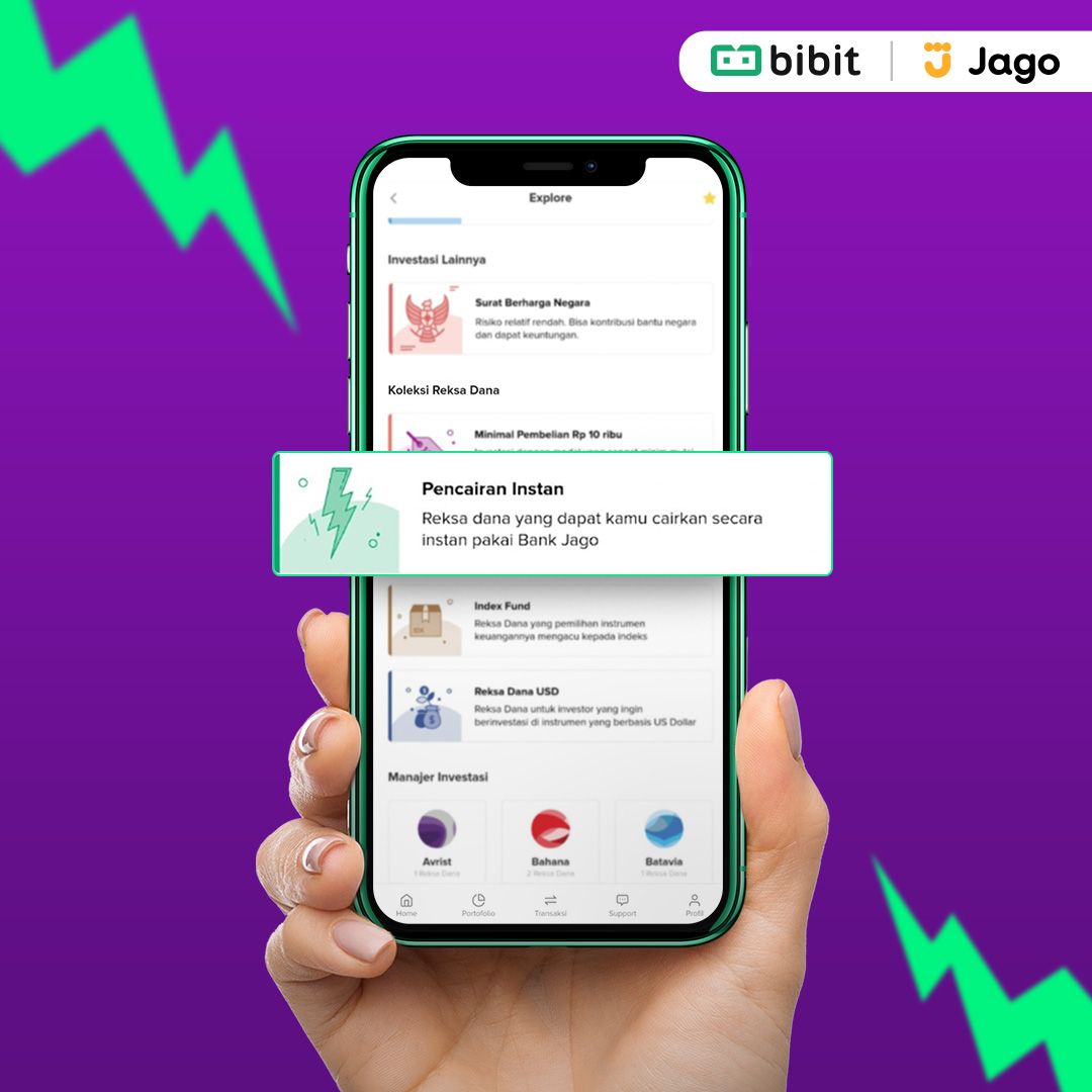 Nggak bingung dan panik saat butuh uang dan bisa cairkan reksa dana dalam hitungan detik, yuk kenali 3 fitur unik aplikasi Bibit.id!