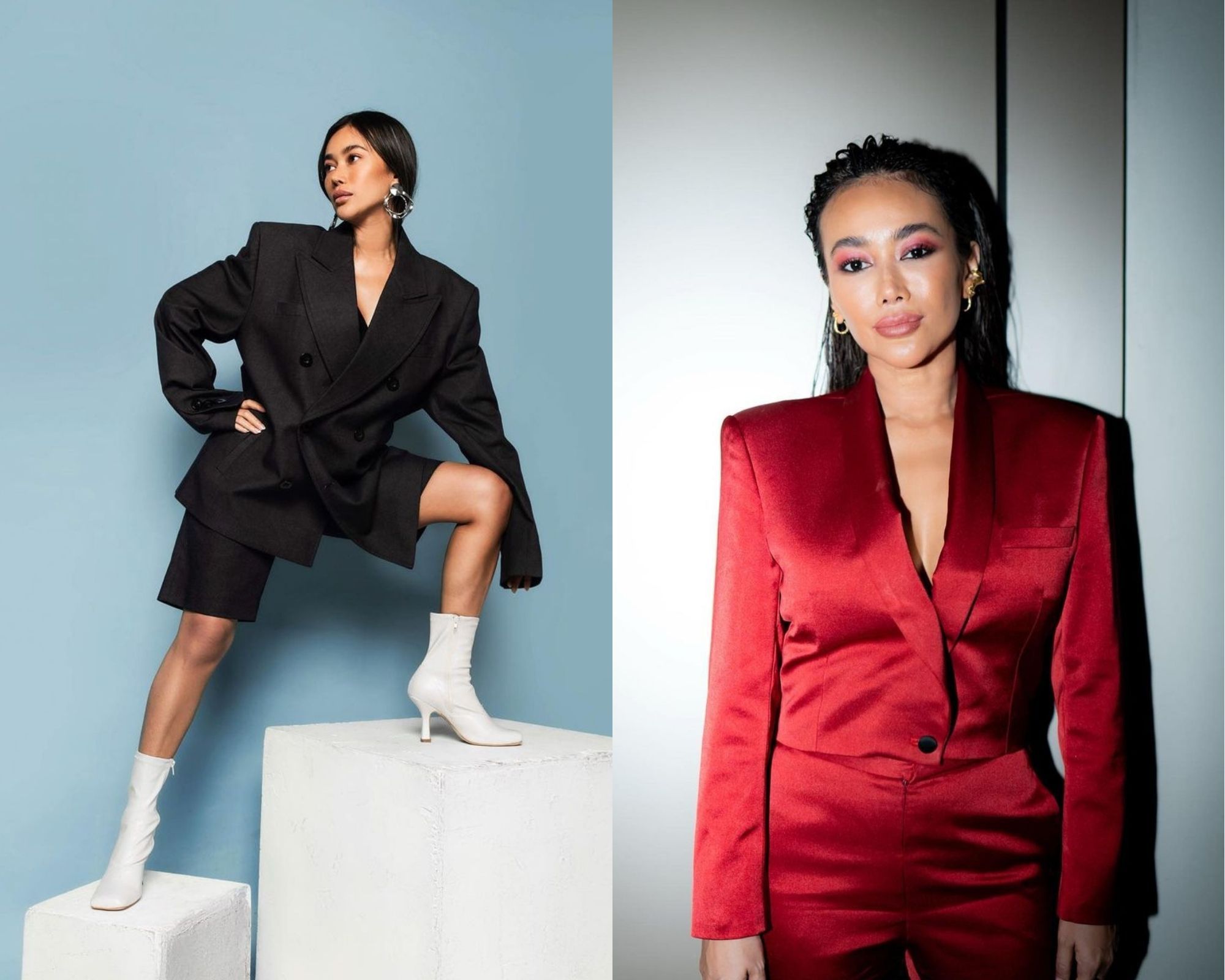 Bermain di Pengabdi Setan 2, simak sederet gaya outfit Ratu Felisha mengenakan blazer. Seperti apa penampilannya?