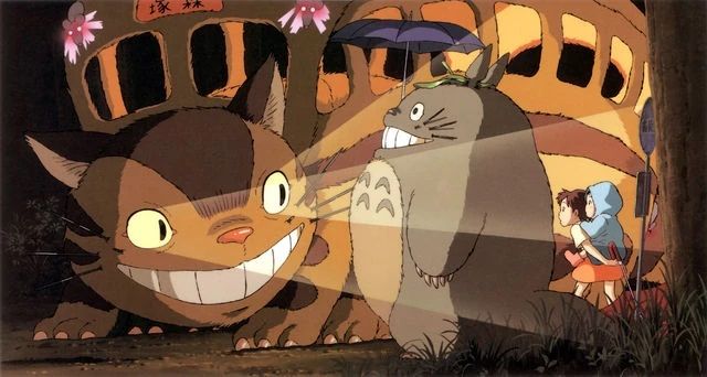 Rekomendasi film Ghibli dengan karakter kucing: My Neighbor Totoro - Catbus