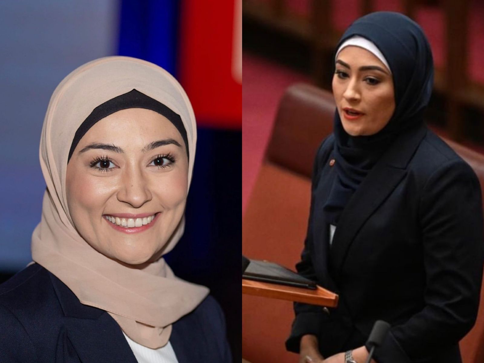 Menangis saat berpidato di sidang parlemen, inilah sosok senator berhijab pertama di Australia yang bernama Fatima Payman!