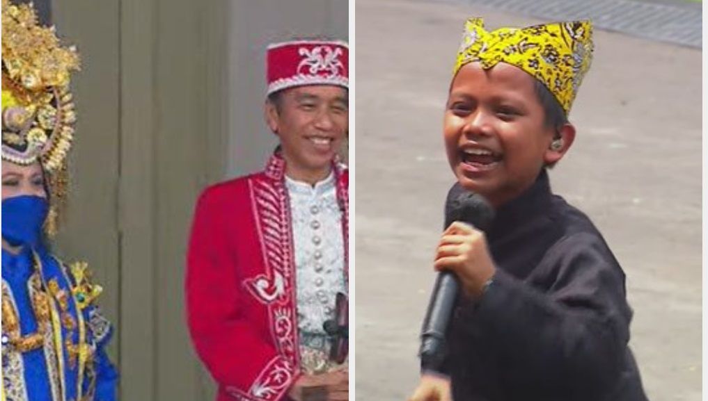 Sebelum tampil di upacara peringatan Hari Kemerdekaan Indonesia, ternyata Presiden Joko Widodo sempat bertemu Farel Prayoga.