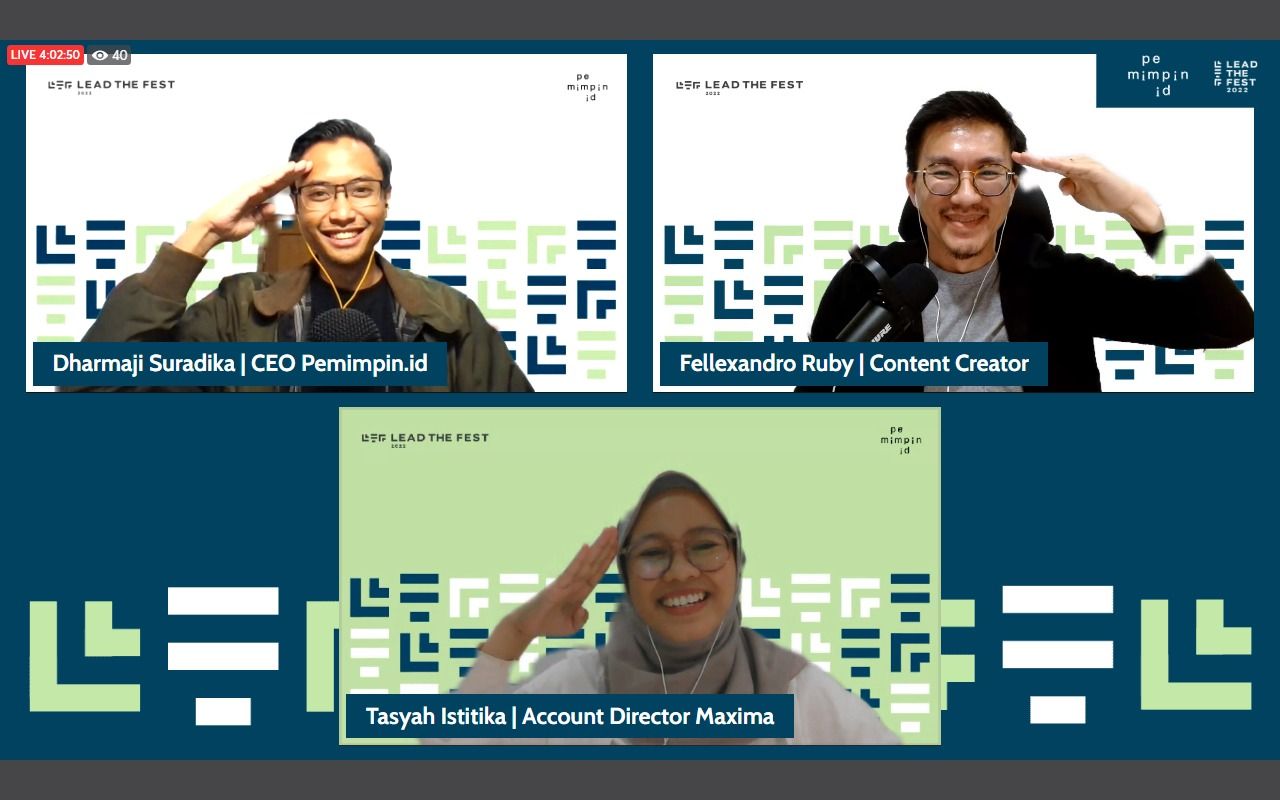 Rangkaian acara kepemimpinan Lead the Fest sukses dihelat pada 9-17 Agustus 2022 dengan menghadirkan berbagai pemimpin sebagai narasumber.