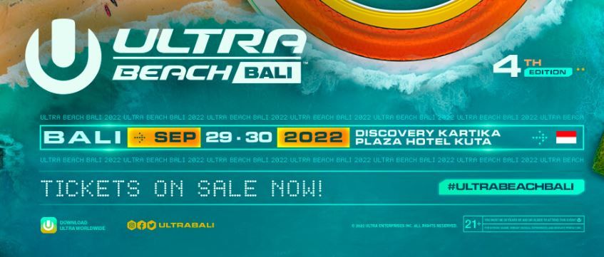 Berikut ini jadwal konser musik Ultra Beach Bali 2022 di bulan September 2022. Yuk simak informasinya 