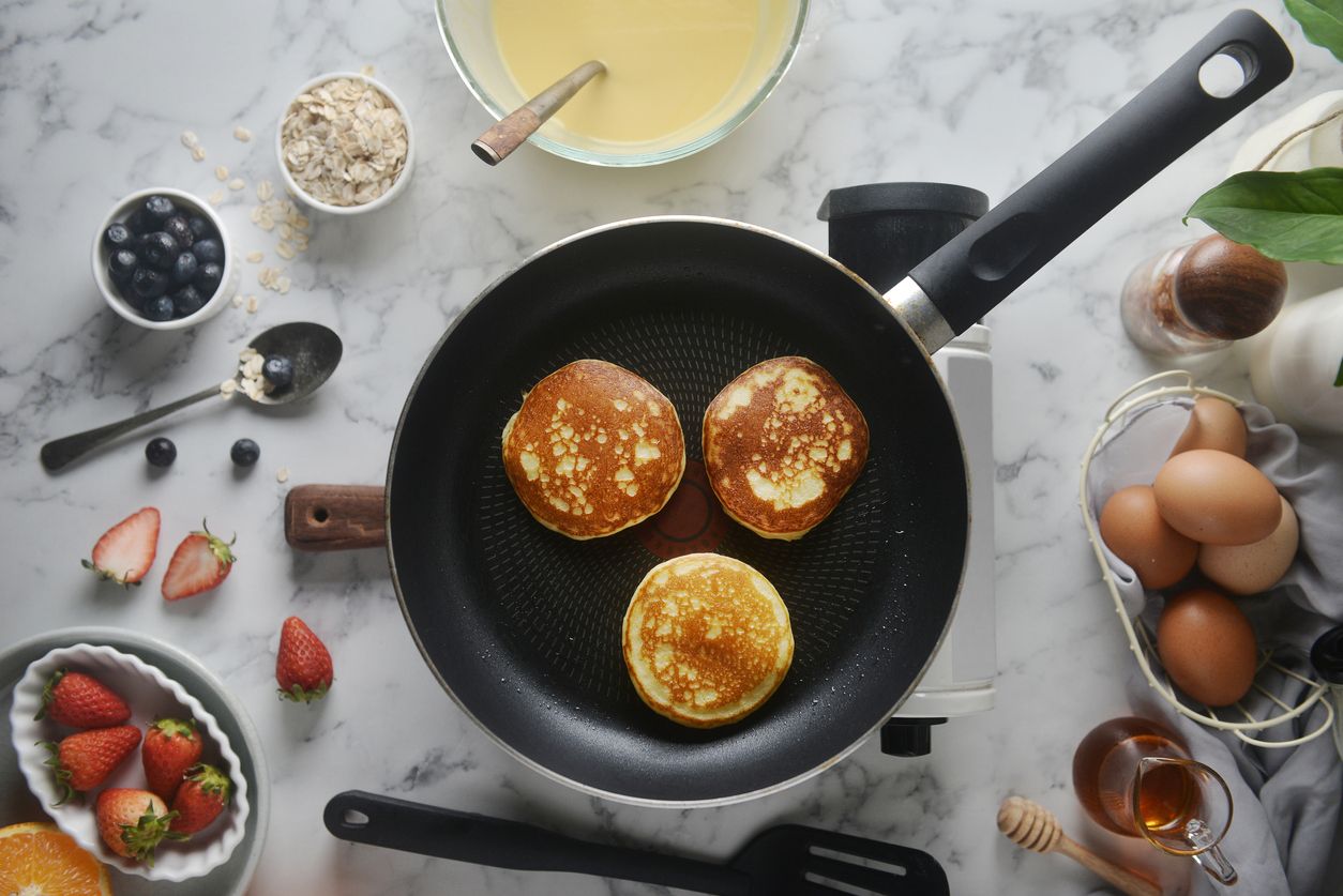 Berikut ini empat tips memasak pancake yang cocok untuk vegan tentunya tanpa susu dan telur, yuk simak 