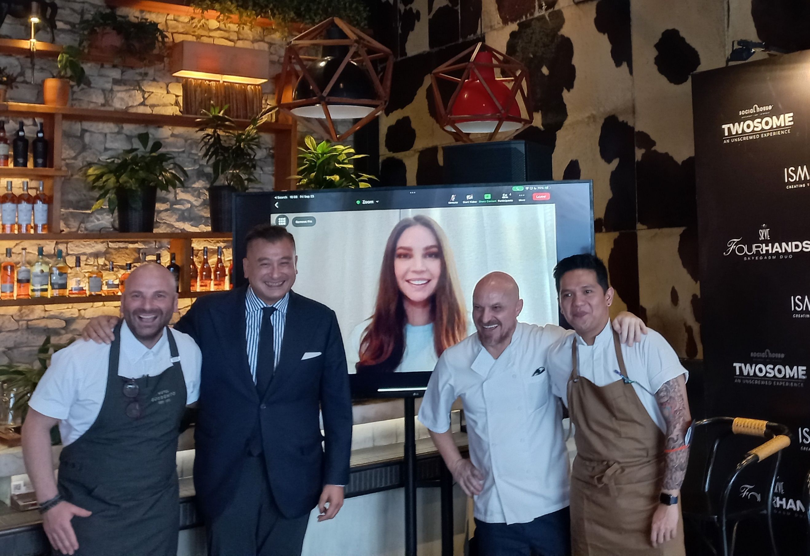 Deretan menu pada Unscrewed Twosome  yang merupakan hasil kolaborasi antara Runner-Up MasterChef Australia dengan executive chef Social House
