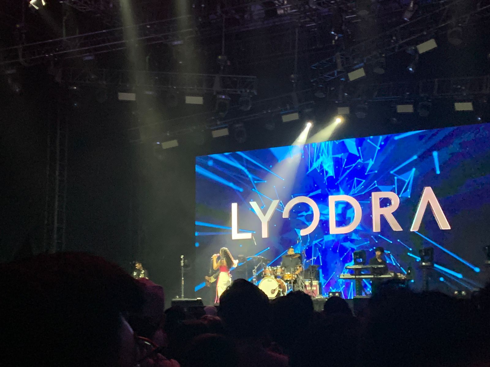 Penampilan Lyodra di konser musik We The Fest hari pertama, Jumat, (23/9/2022), di GBK Sport Complex Jakarta.