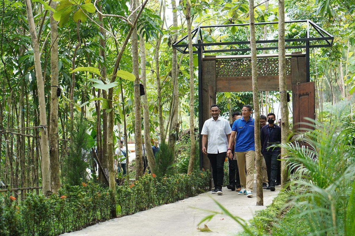 Menteri Pariwisata dan Ekonomi Kreatif Sandiaga Uno tinjau persiapan ASEAN Tourism Forum 2023 di Yogyakarta.