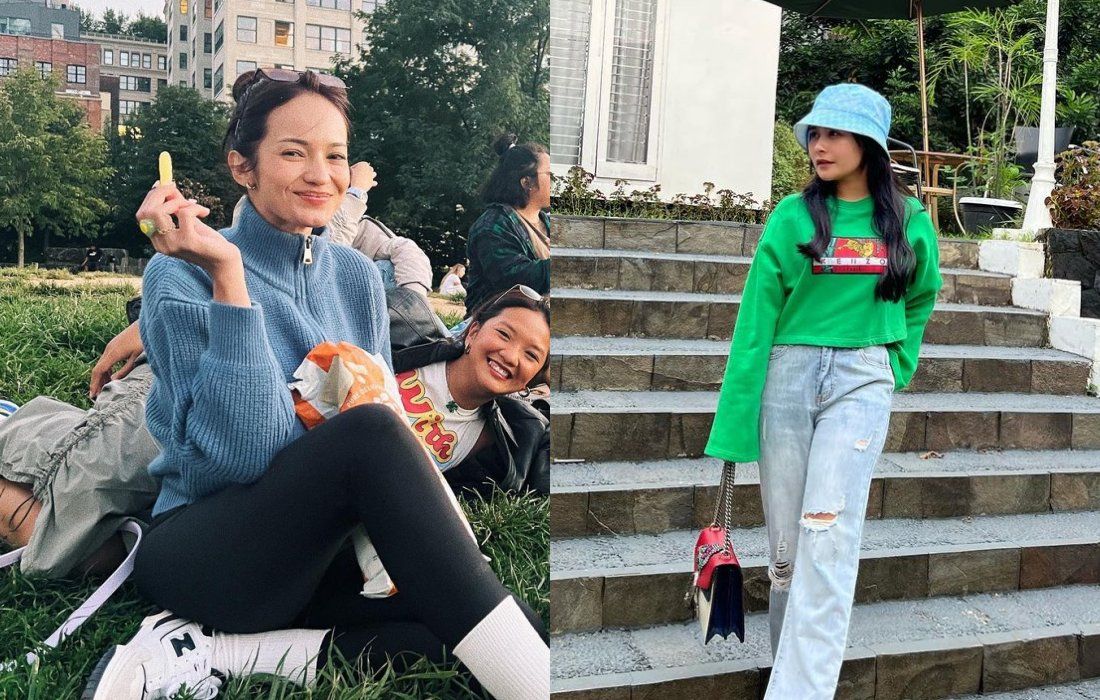 Jadi fashion item yang versatile, ini gaya artis Indonesia pakai sweater yang bisa jadi inspirasi style sehari-hari.