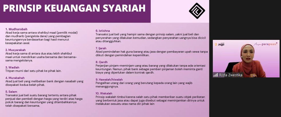 Prinsip Keuangan Syariah.