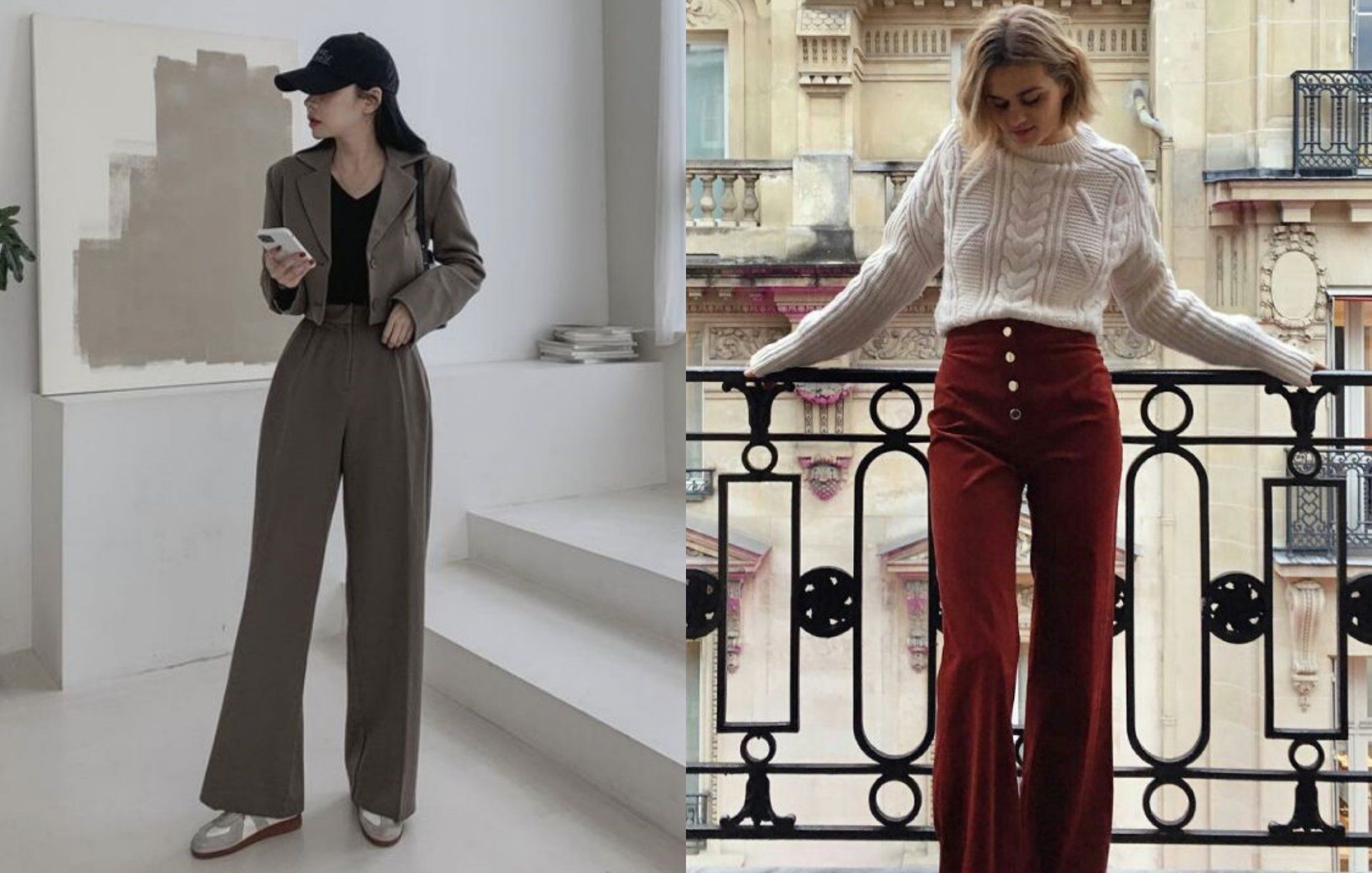 High waist pants adalah fashion item yang versatile, cocok gaya profesional maupun smart casual. Ini cara mix and match-nya. 