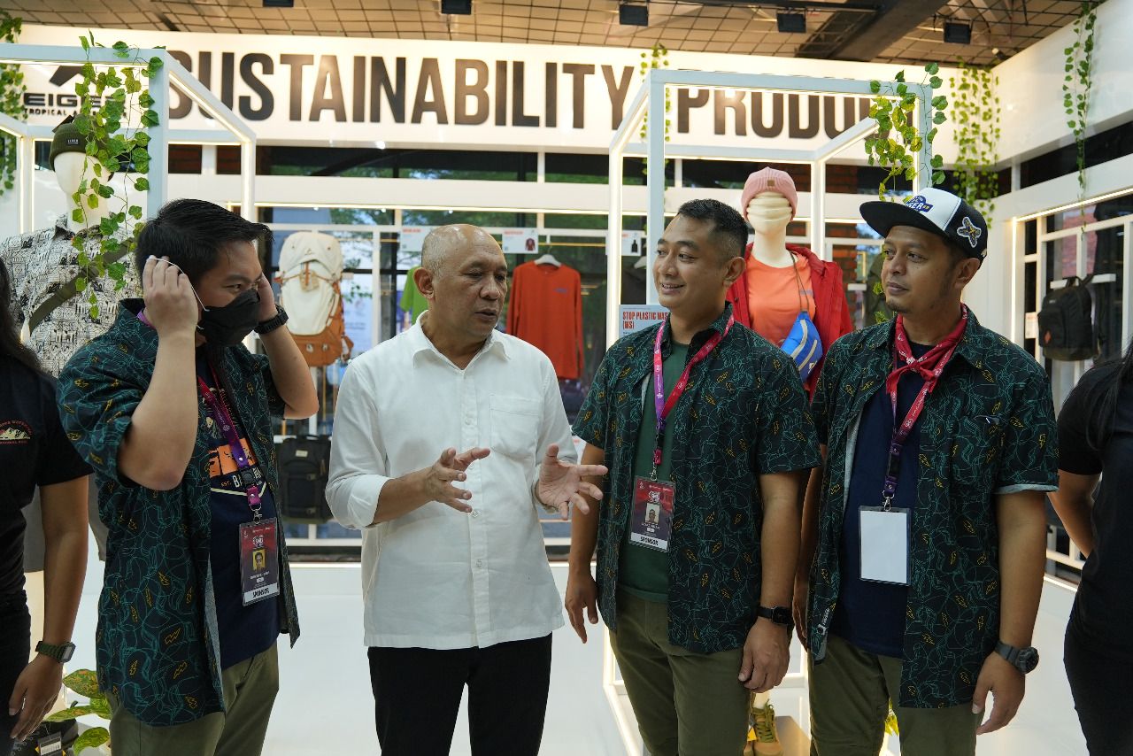 EIGER Adventure menunjukkan keseriusannya berkontribusi hadirkan produk yang ramah lingkungan di KTT G20 Bali.