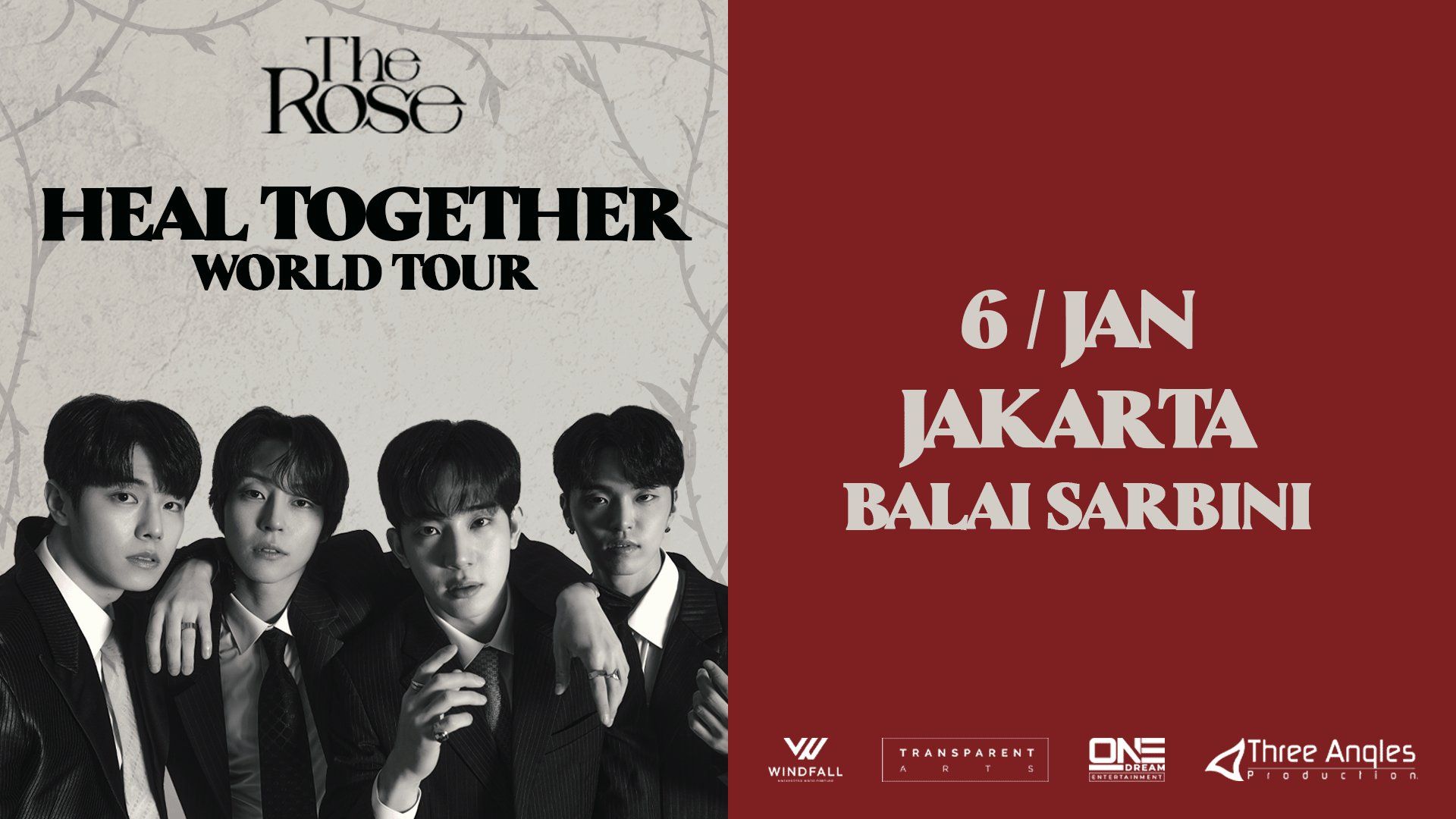 The Rose: Heal Together World Tour di Jakarta, 6 Januari 2023.
