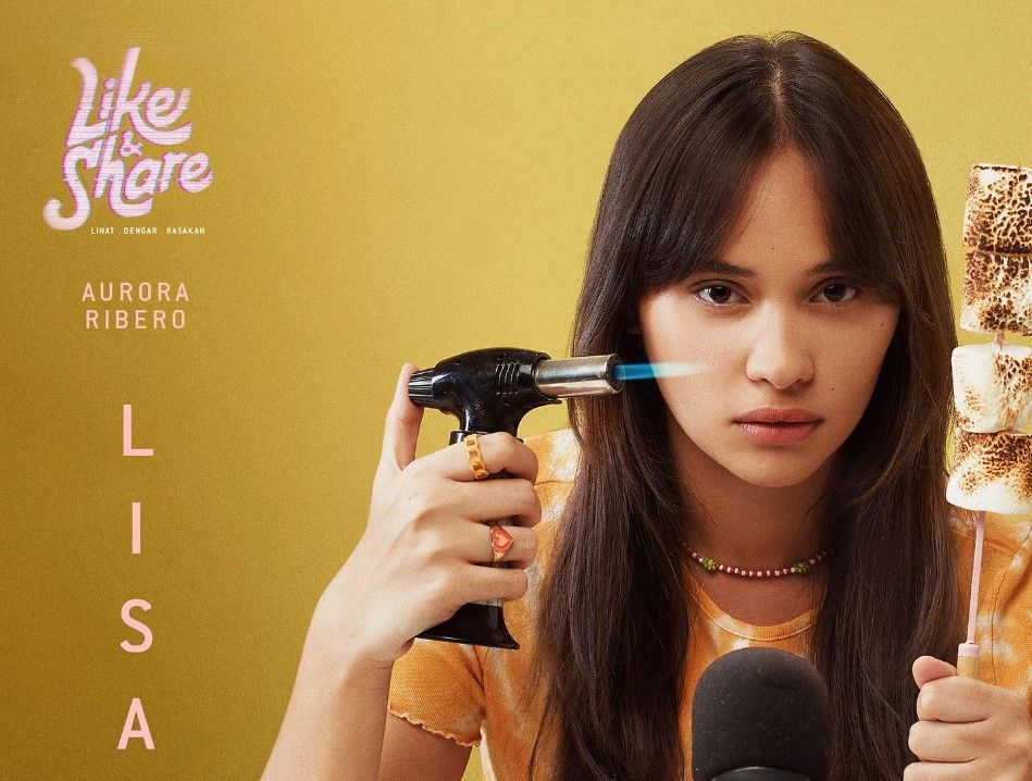 Mengintip 5 fakta menarik Aurora Ribero. karakter perempuan di film Like & Share yang tayang di bioskop besok (8/12/2022).