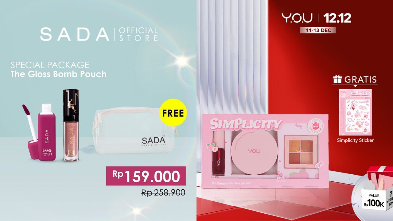 Bundle makeup cocok dijadikan kado Natal 2022. Berikut berbagai rekomendasinya di Tokopedia mulai dari Rp100 ribuan!