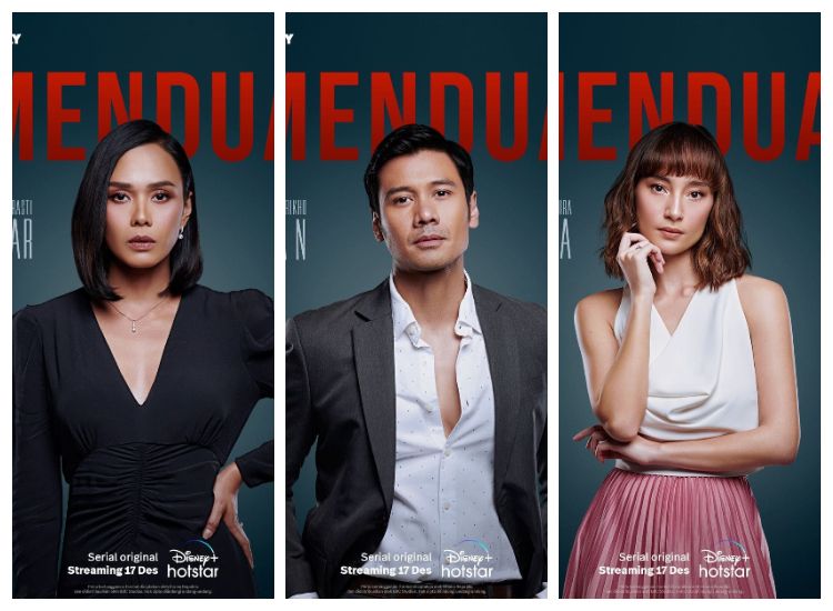 Trailer series Mendua yang diadaptasi dari Doctor Foster menampilkan perselingkuhan karakter Chicco Jerikho dengan Tatjana Saphira.